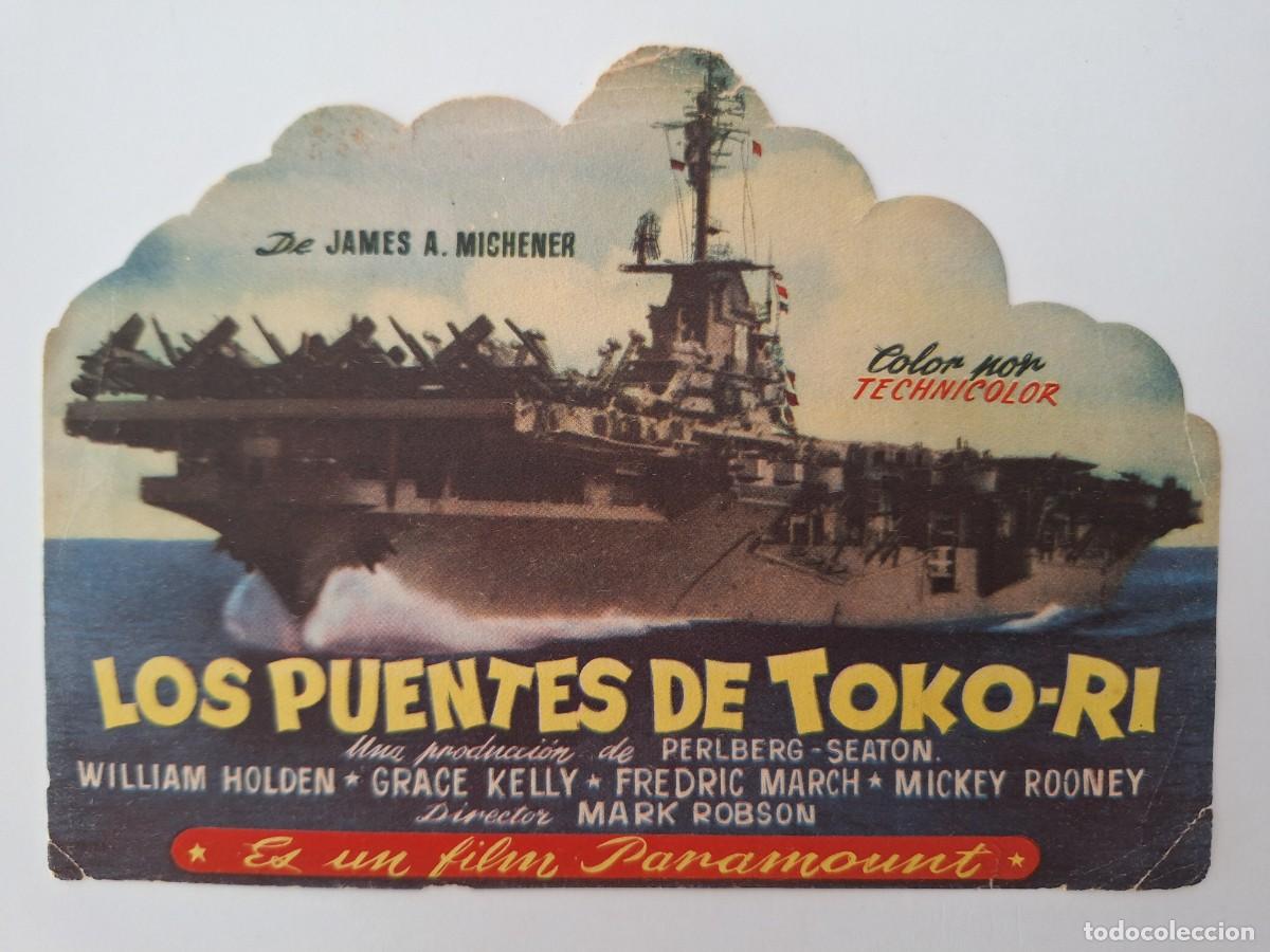 Cine: CINE FOLLETO DE MANO SIMPLE TROQUELADO LOS PUENTES DE TOKO-RI SIN PUBLICIDAD FMD RV 72