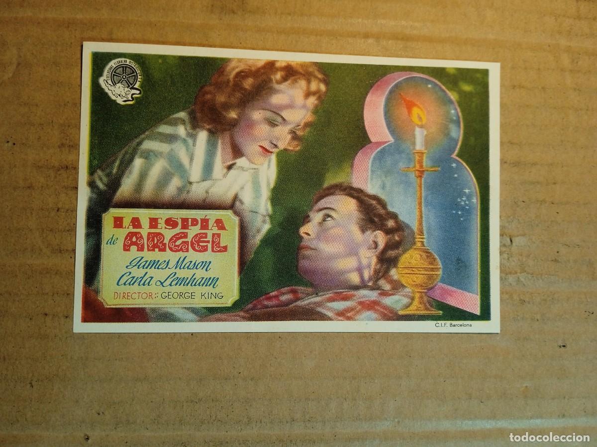 Cinema: FOLLETO DE MANO CON PUBLICIDAD LA ESPIA DE ARGEL