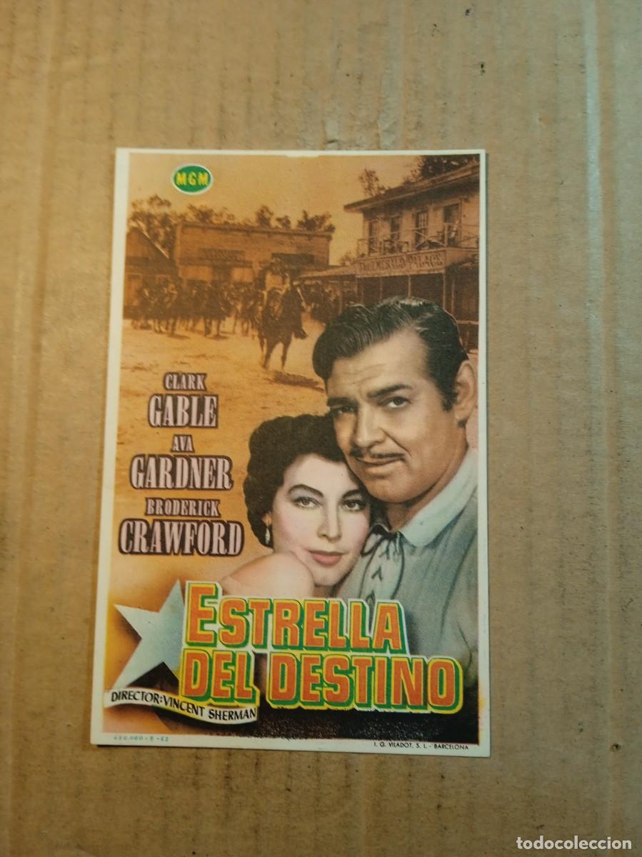 Kino: FOLLETO DE MANO CON PUBLICIDAD ESTRELLA DEL DESTINO