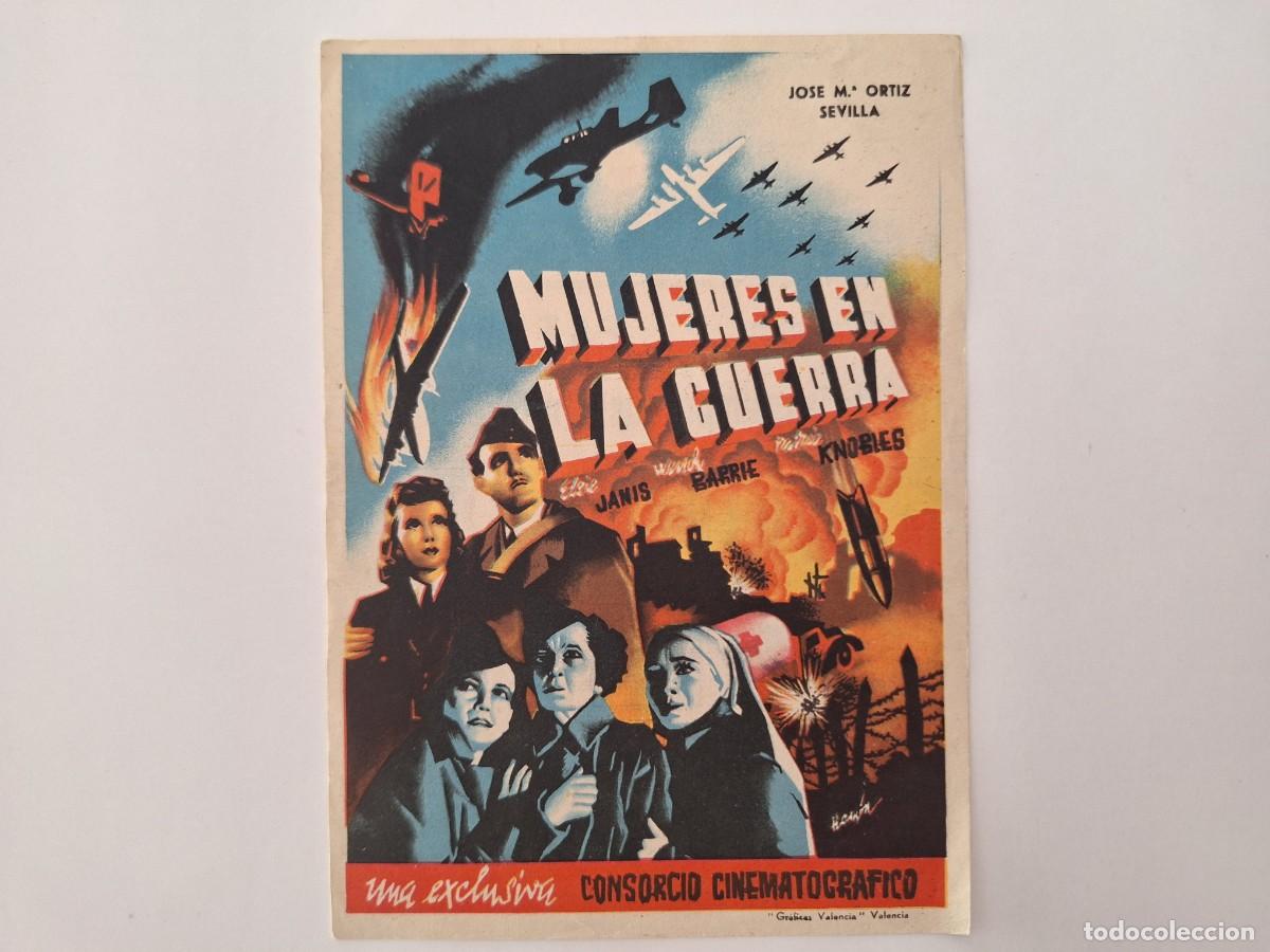 Cine: CINE FOLLETO MANO SIMPLE MUJERES EN LA GUERRA CINE APOLO FMD RV 78