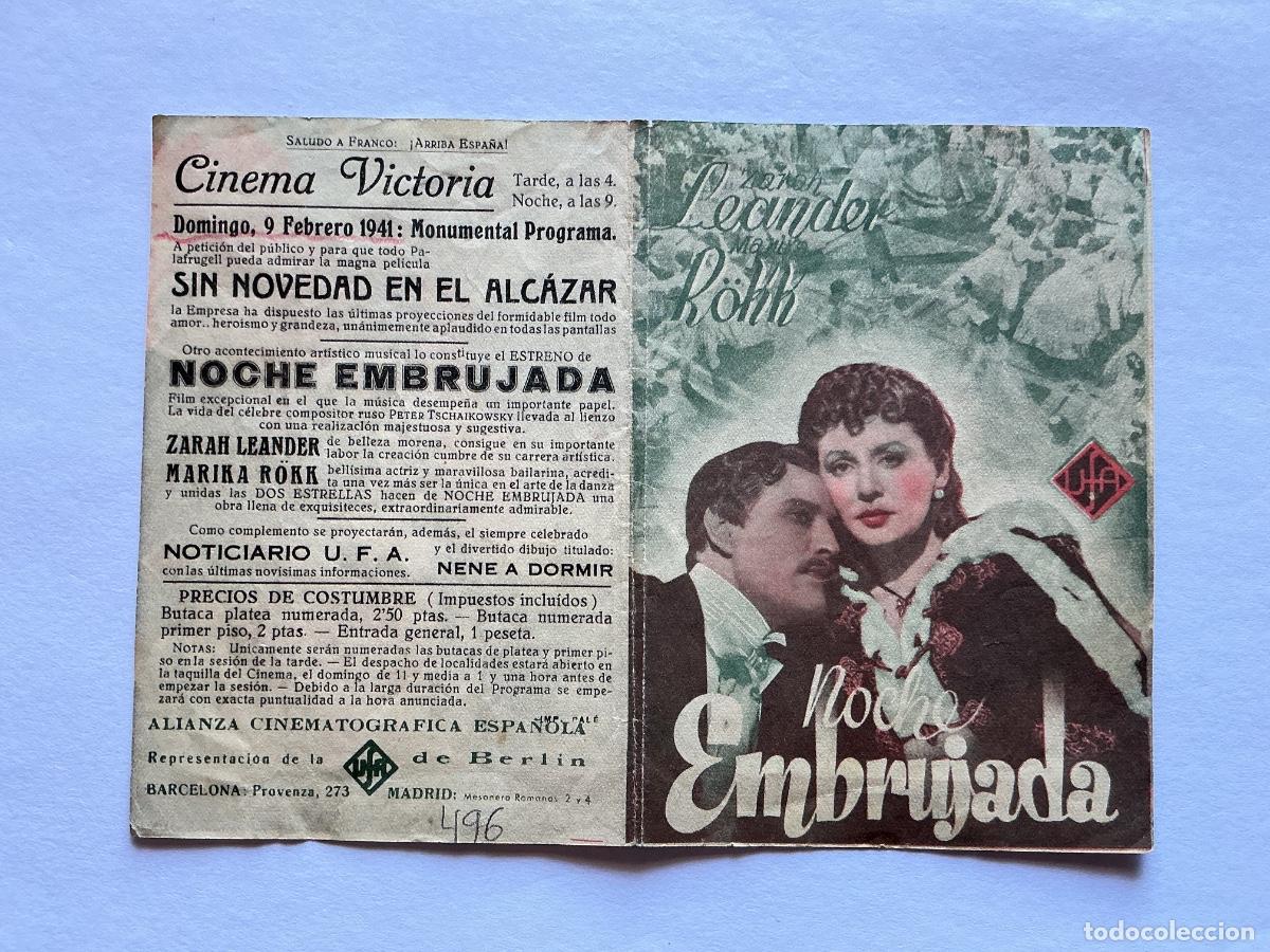 Kino: PROGRAMA DOBLE NOCHE EMBRUJADA MARIKA ROKK CINE CINEMA VICTORIA PALAFRUGELL GERONA GIRONA