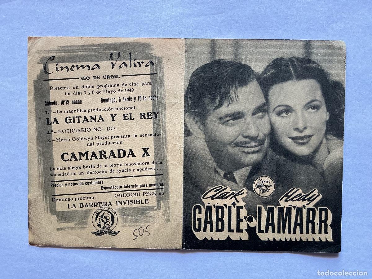 Kino: PROGRAMA DOBLE METRO CAMARADA X CLARK GABLE CINE CINEMA VALIRA SEO DE URGEL L&Eacute;RIDA LLEIDA