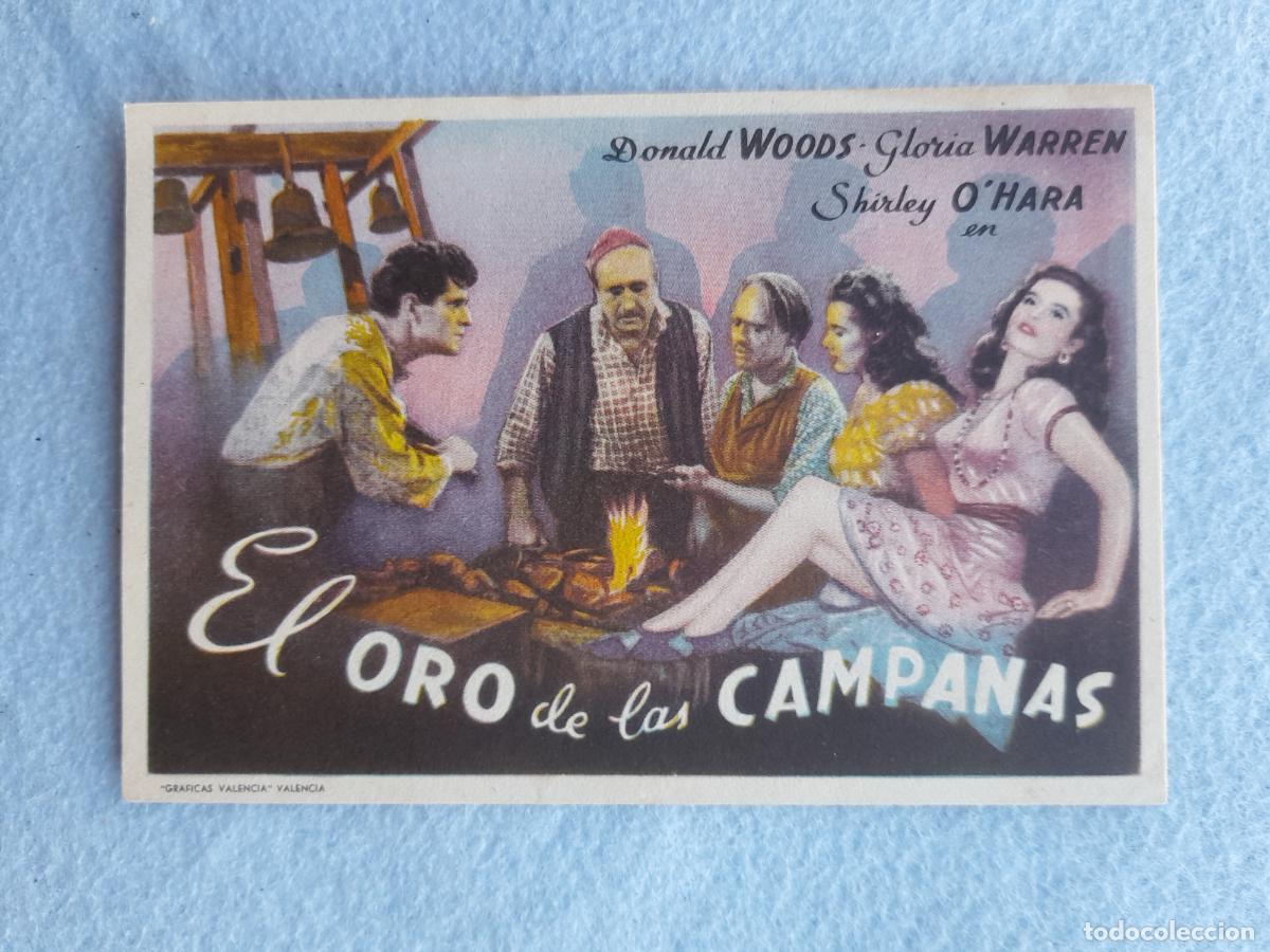 Cinema: El Oro de las Campanas. Donald Woods, Gloria Warren, Shirley O'hara