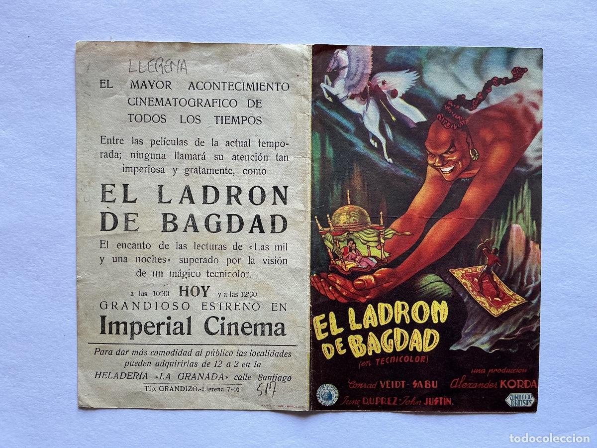 Cinema: PROGRAMA DOBLE EL LADR&Oacute;N DE BAGDAD CINE IMPERIAL CINEMA LLERENA BADAJOZ