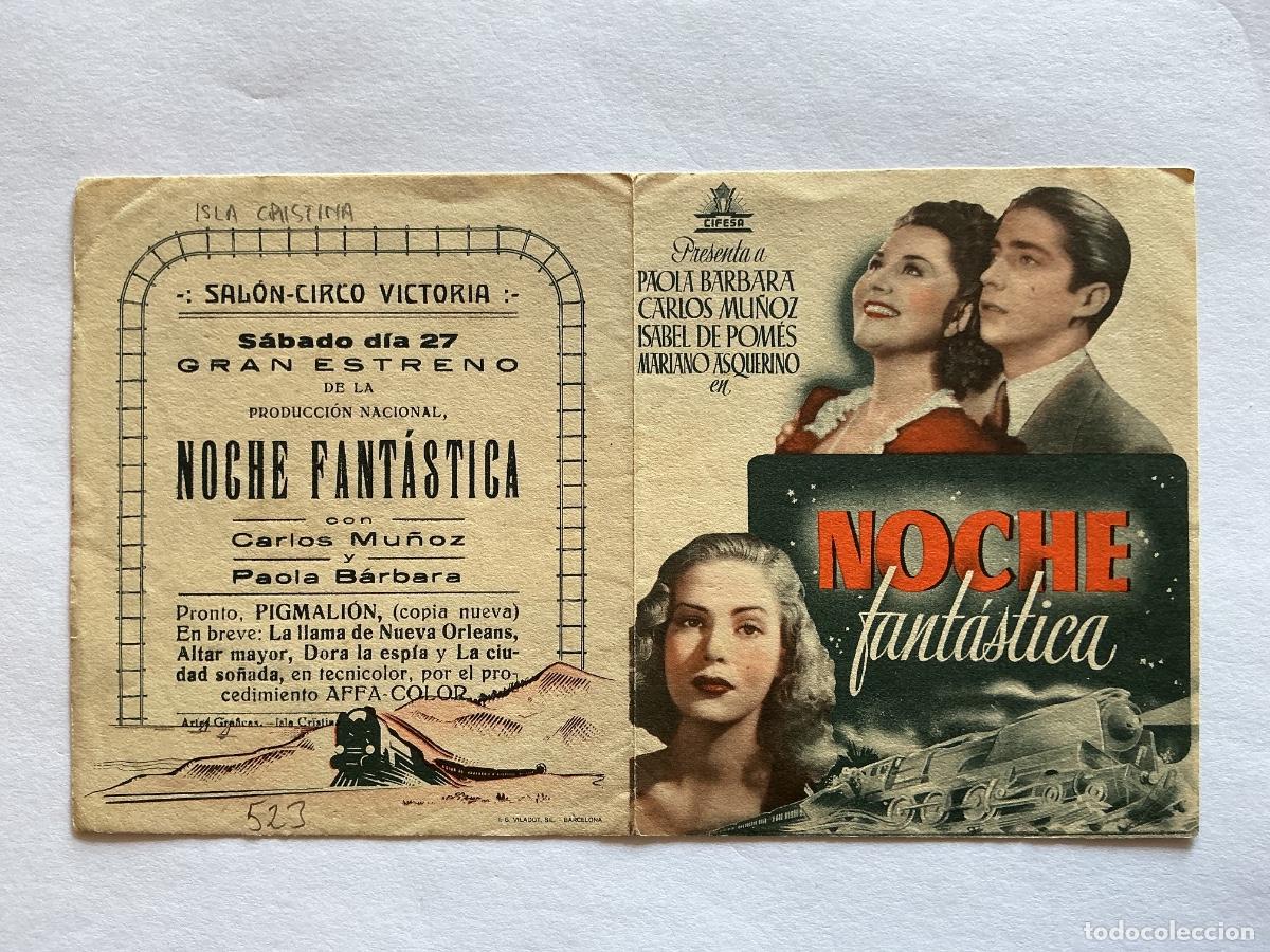 Cinema: PROGRAMA DOBLE CIFESA NOCHE FANT&Aacute;STICA PAOLA B&Aacute;RBARA CINE SAL&Oacute;N CIRCO VICTORIA ISLA CRISTINA HUELVA