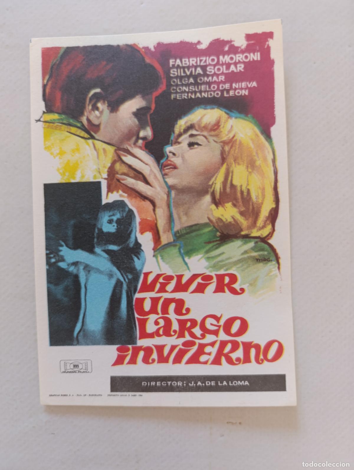 Cine: FOLLETO DE MANO - VIVIR UN LARGO INVIERNO - FABRIZIO MORONI - SIN PUBLICIDAD (149G)
