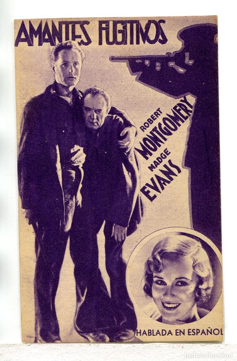 Kino: AMANTES FUGITIVOS, con Robert Montgomery.
