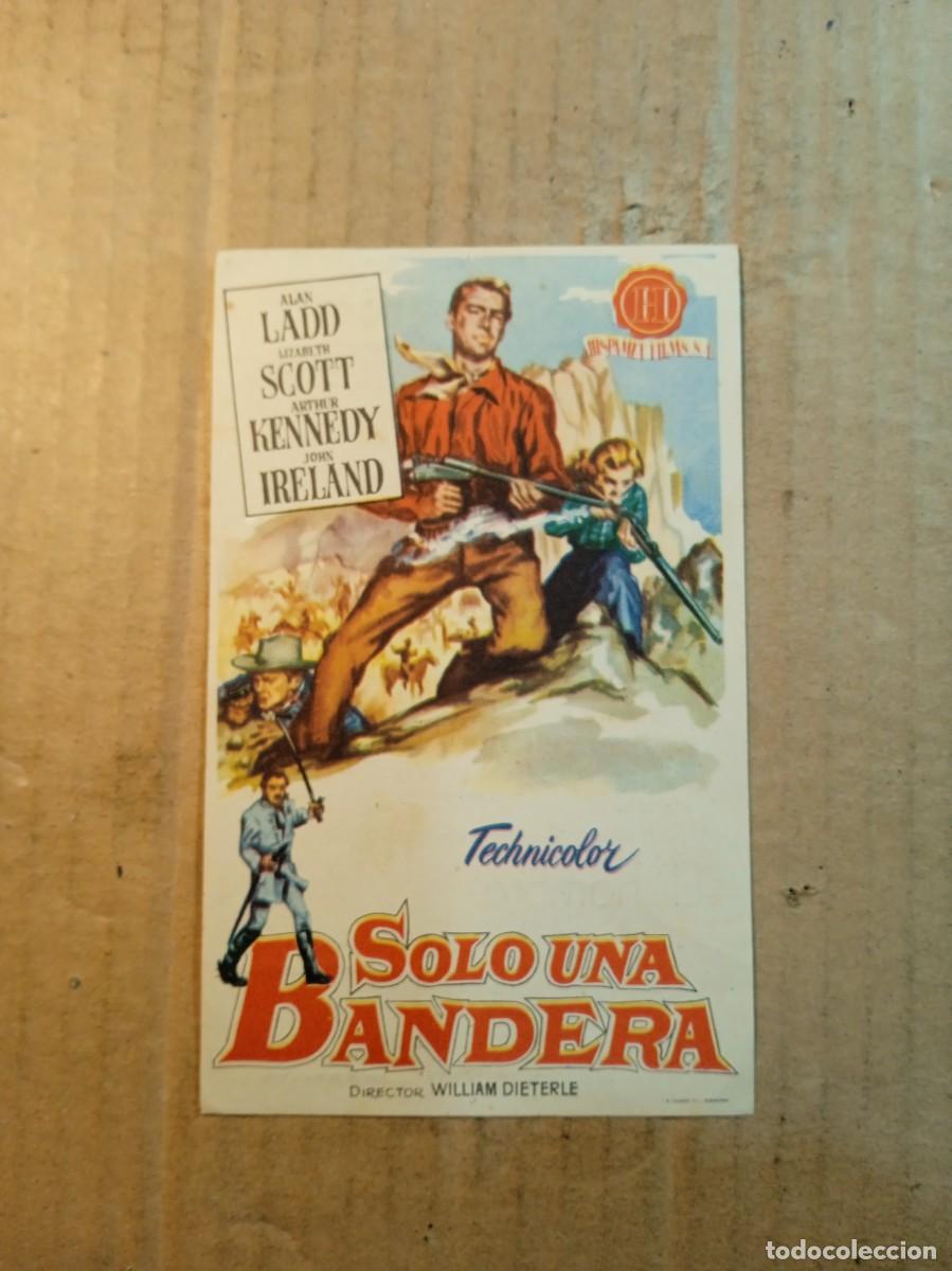 Kino: FOLLETO DE MANO CON PUBLICIDAD SOLO UNA BANDERA