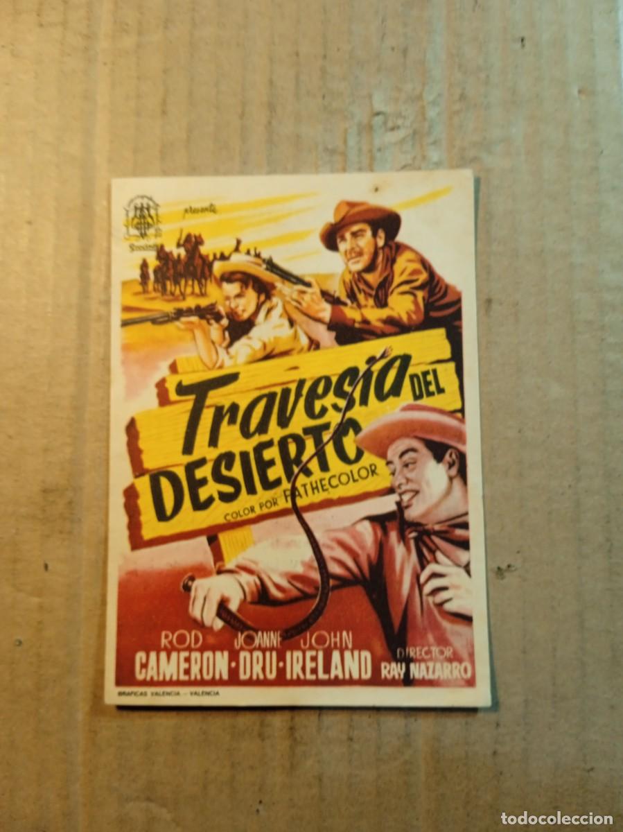Kino: FOLLETO DE MANO CON PUBLICIDAD TRAVESIA DEL DESIERTO