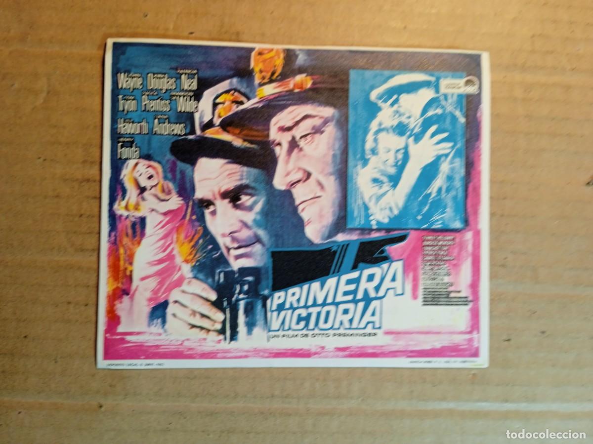 Folhetos de m&atilde;o de filmes antigos de cinema: FOLLETO DE MANO CON PUBLICIDAD PRIMERA VICTORIA