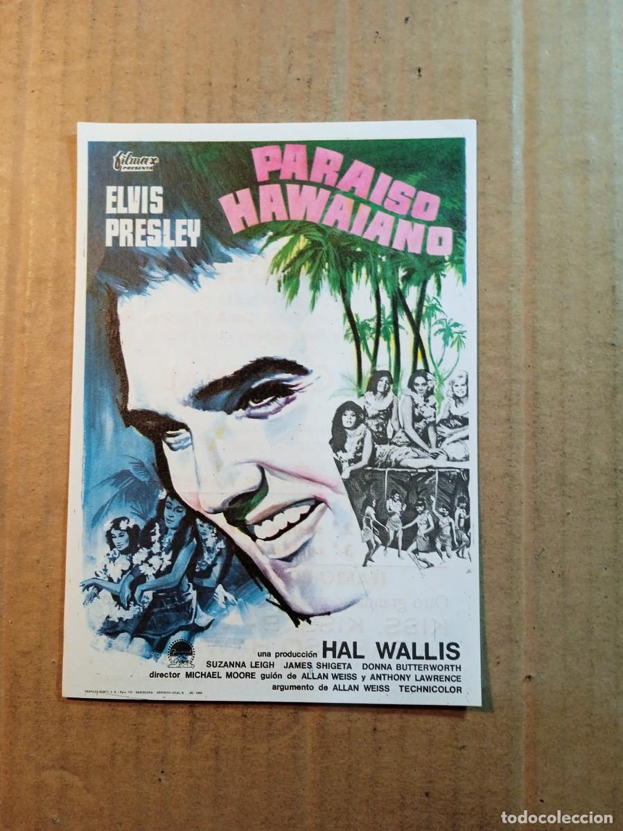 Kino: FOLLETO DE MANO CON PUBLICIDAD PARAISO HAWAIANO