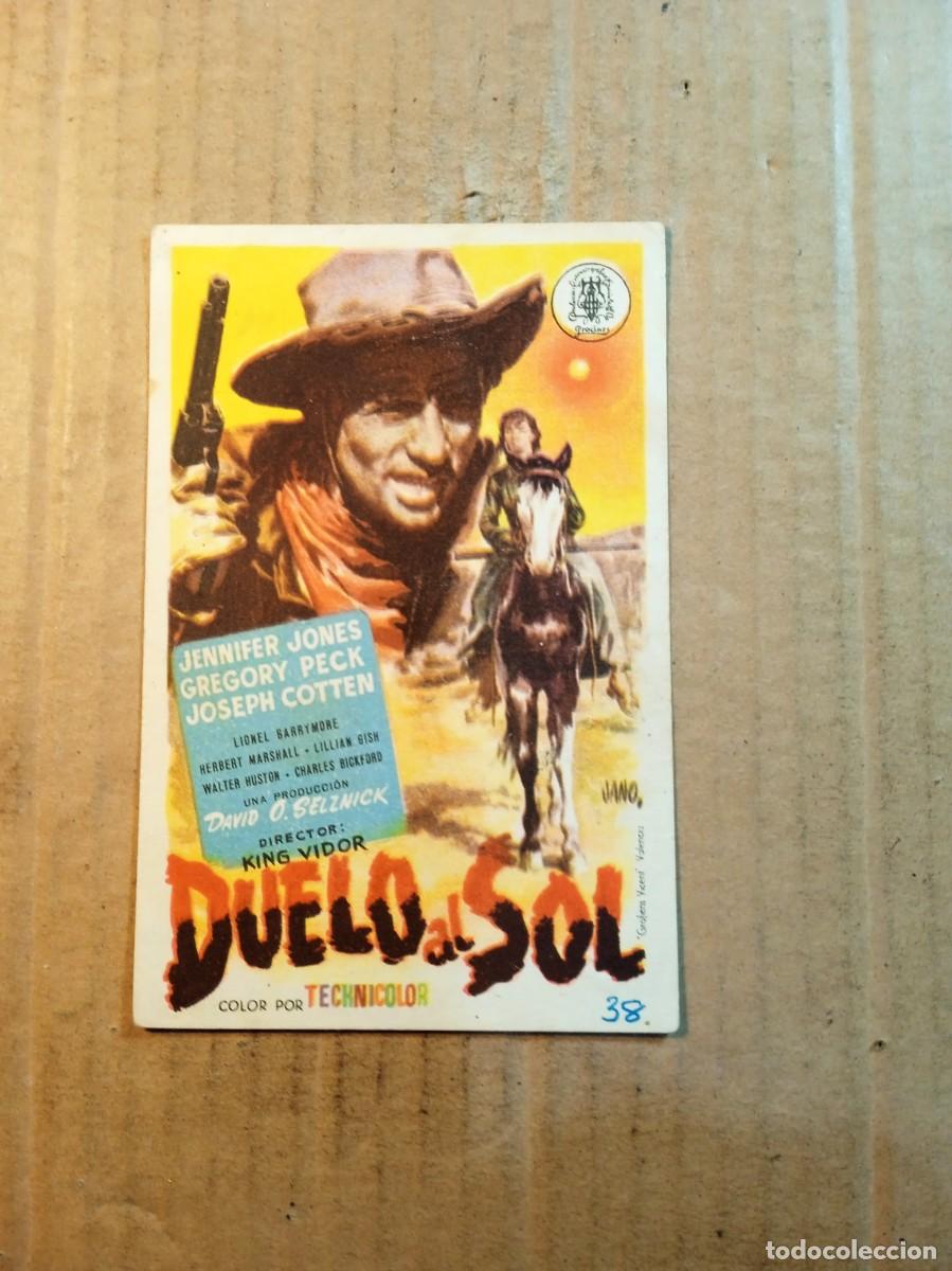  Flyers Publicitaires de films Anciens: FOLLETO DE MANO CON PUBLICIDAD DUELO AL SOL