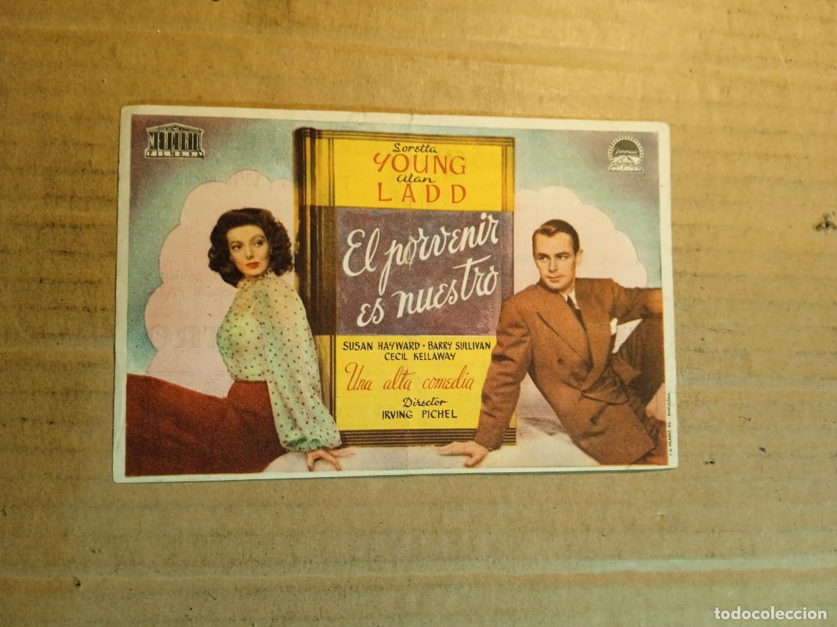 Kino: FOLLETO DE MANO CON PUBLICIDAD EL PORVENIR ES NUESTRO