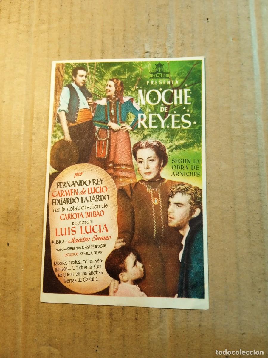  Flyers Publicitaires de films Anciens: FOLLETO DE MANO CON PUBLICIDAD NOCHE DE REYES