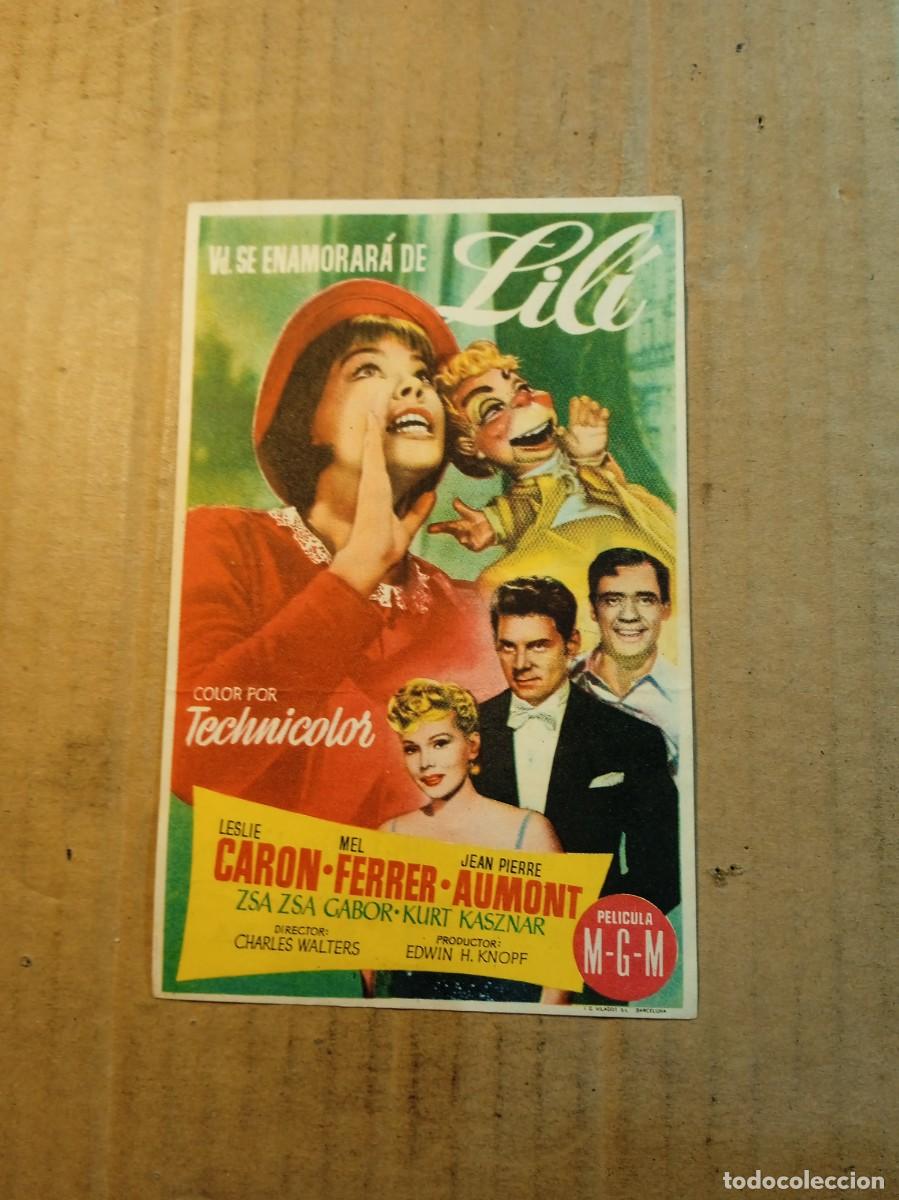 Kino: FOLLETO DE MANO CON PUBLICIDAD LILI