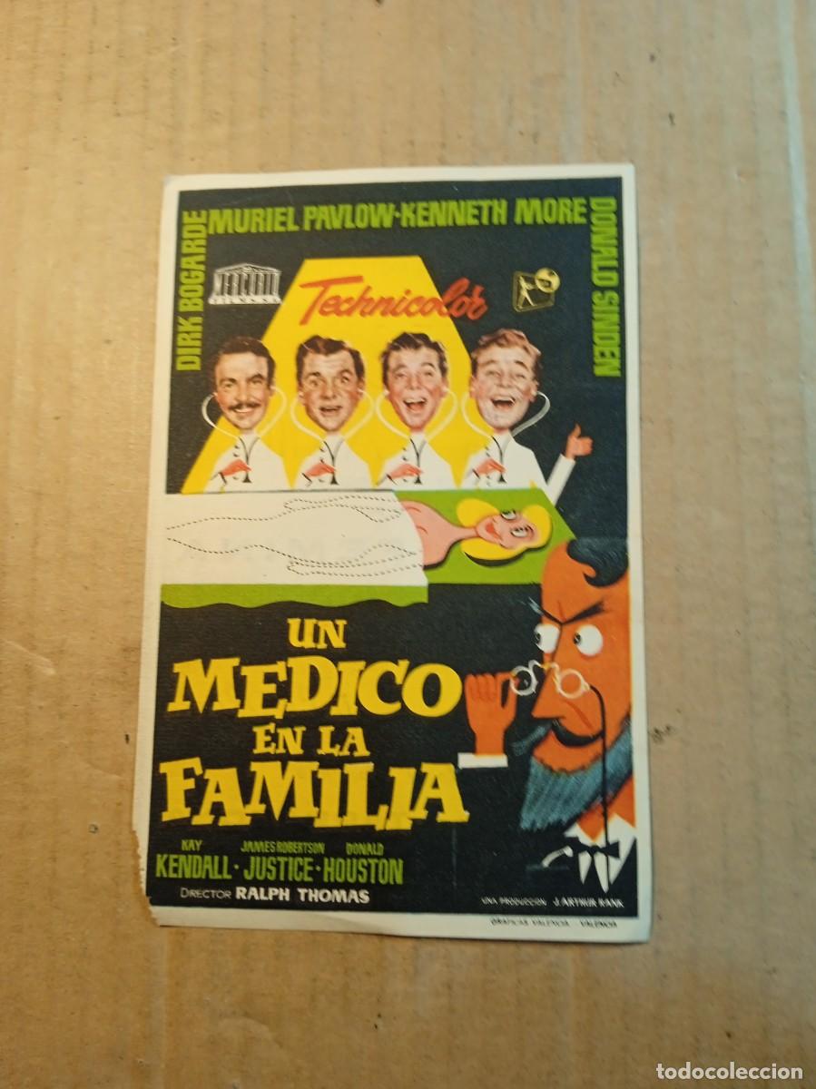 Kino: FOLLETO DE MANO CON PUBLICIDAD UN MEDICO EN LA FAMILIA
