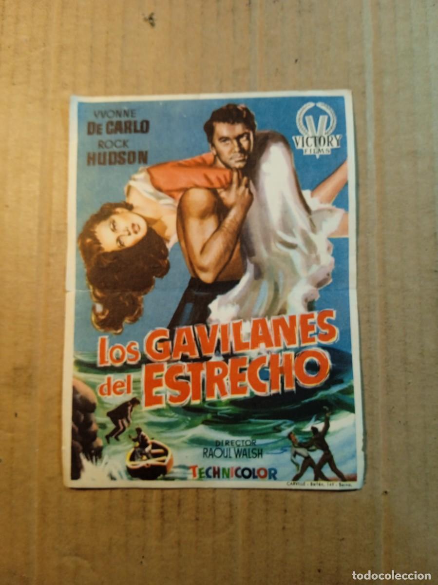 Kino: FOLLETO DE MANO CON PUBLICIDAD LOS GAVILANES DEL ESTRECHO