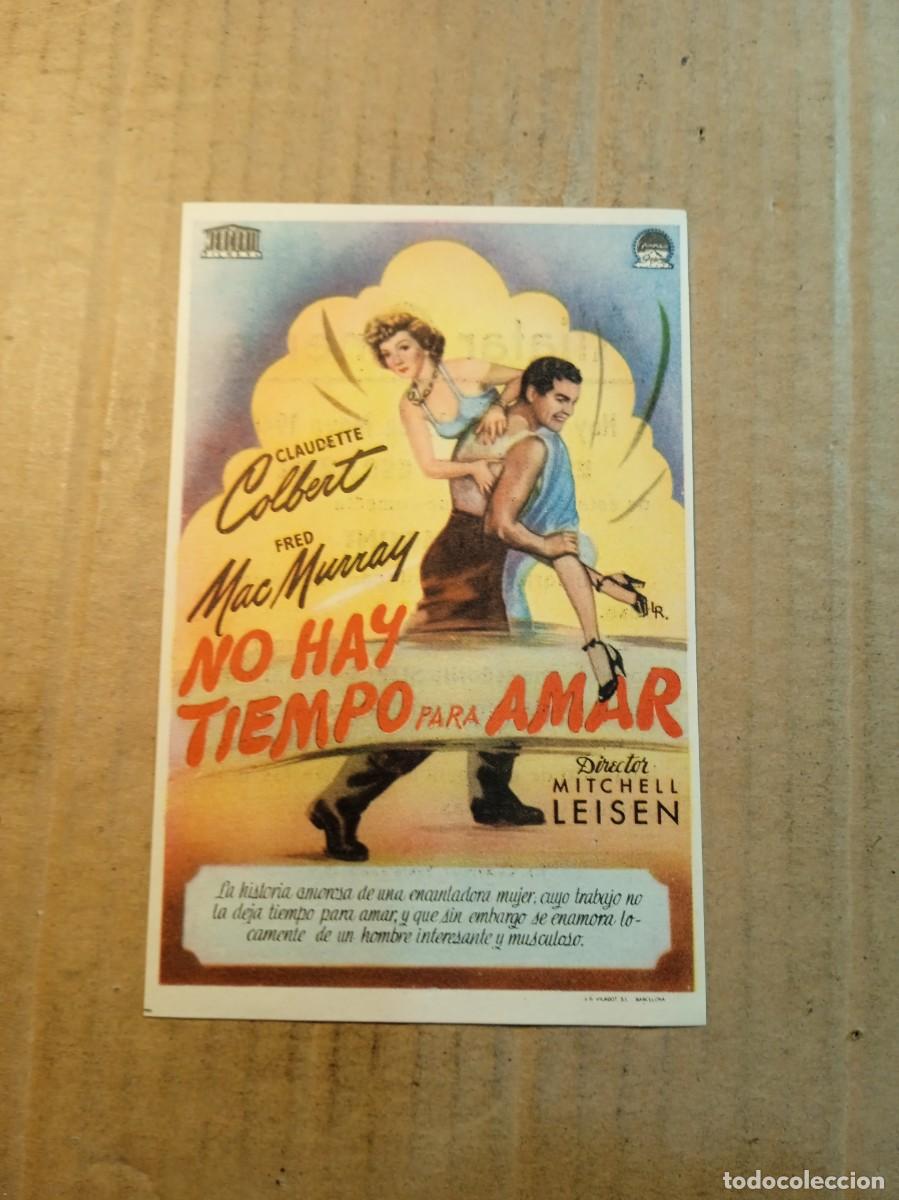 Kino: FOLLETO DE MANO CON PUBLICIDAD NO HAY TIEMPO PARA AMAR
