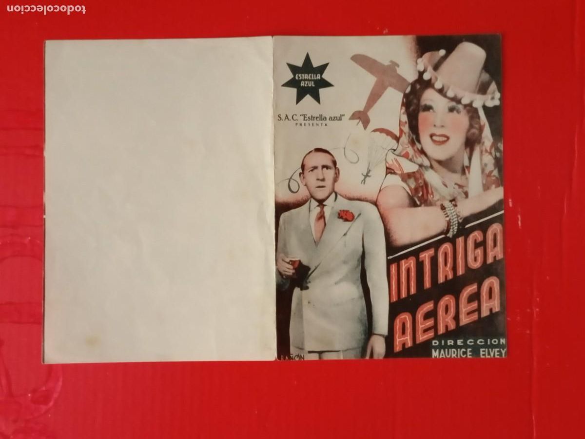 Kino: INTRIGA AEREA. ES DOBLE. JACK HULBERT, CECIL PARKER. EST&Aacute; NUEVO.