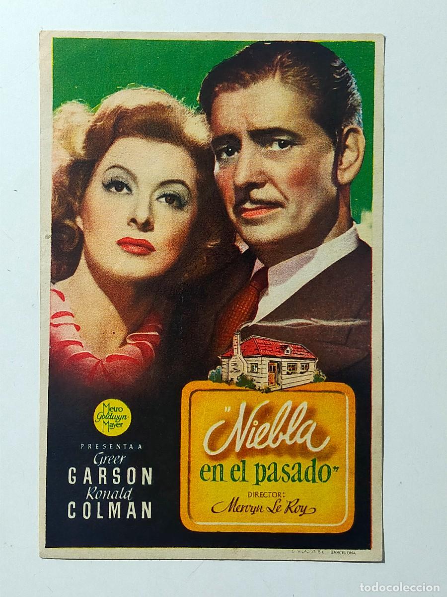 Cine: Programa Sencillo Orig: NIEBLA EN EL PASADO Ronald Colman - Cine Alcazar, Alcazar de San Juan.