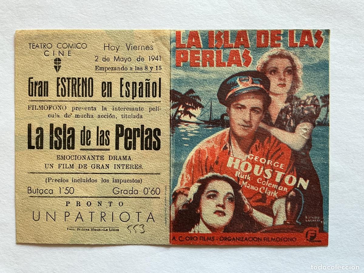 Cinema: PROGRAMA DOBLE LA ISLA DE LAS PERLAS GEORGE TEATRO C&Oacute;MICO LA L&Iacute;NEA DE LA CONCEPCI&Oacute;N C&Aacute;DIZ