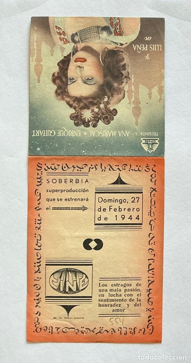 Cine: PROGRAMA DOBLE CIFESA VIDAS CRUZADAS ANA MARISCAL CINE TEATRO PRINCIPAL SANLUCAR DE BARRAMEDA C&Aacute;DIZ
