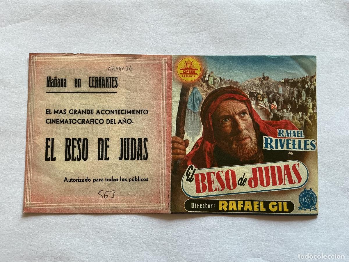Cinema: PROGRAMA DOBLE CIFESA EL BESO DE JUDAS FRANCISCO RABAL CINE CERVANTES GRANADA