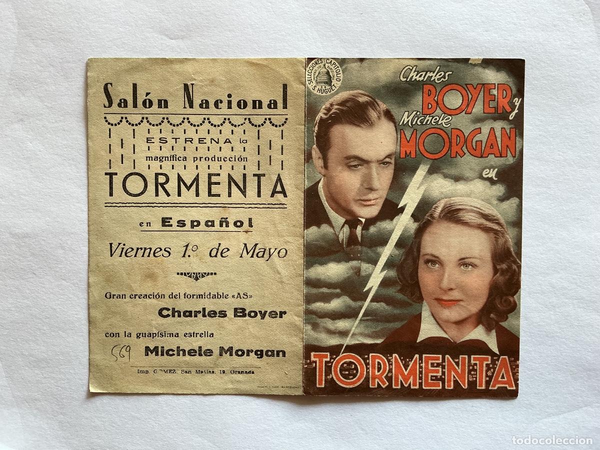 Cine: PROGRAMA DOBLE TORMENTA MICHELE MORGAN CINE SAL&Oacute;N NACIONAL GRANADA