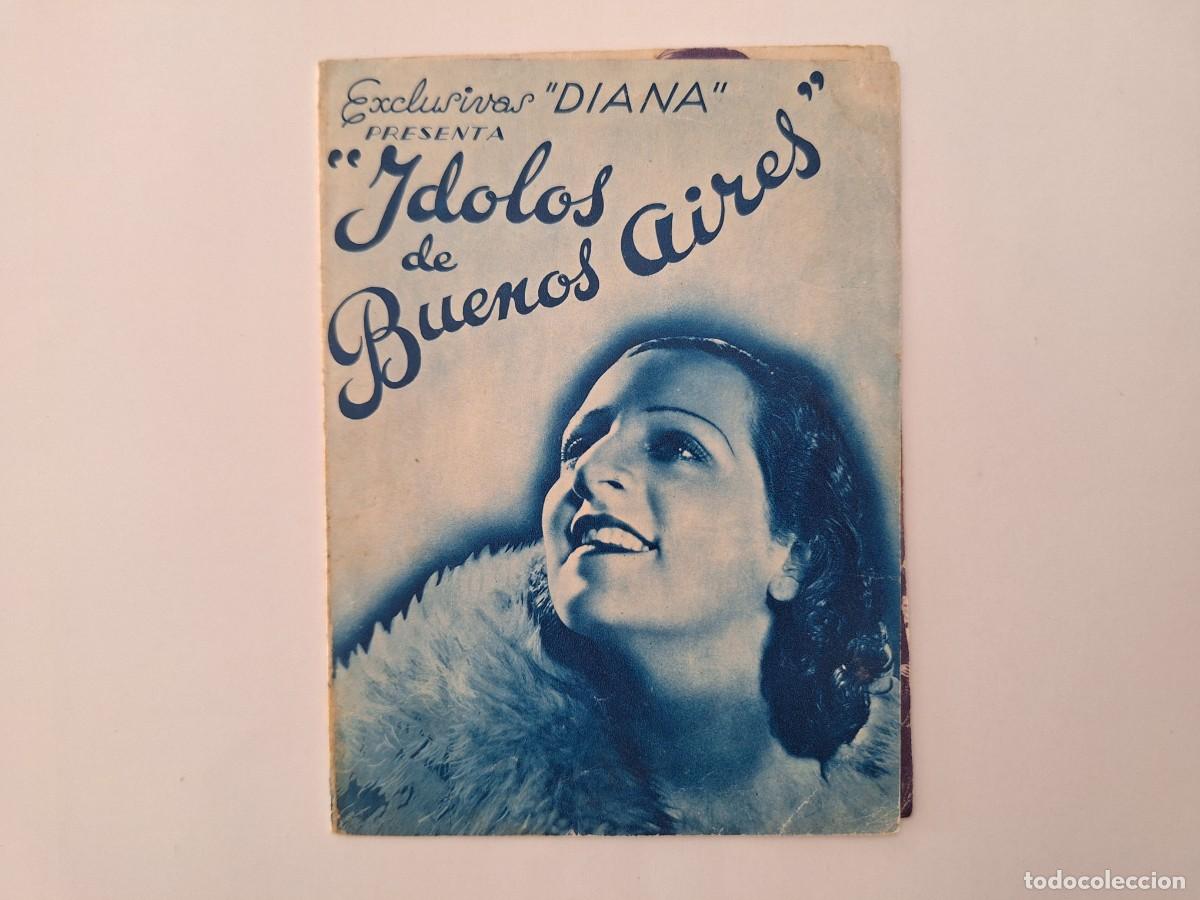 Cine: CINE FOLLETO MANO DOBLE IDOLOS DE BUENOS AIRES COLISEO ESPA&Ntilde;A MADRID FMD RV 96