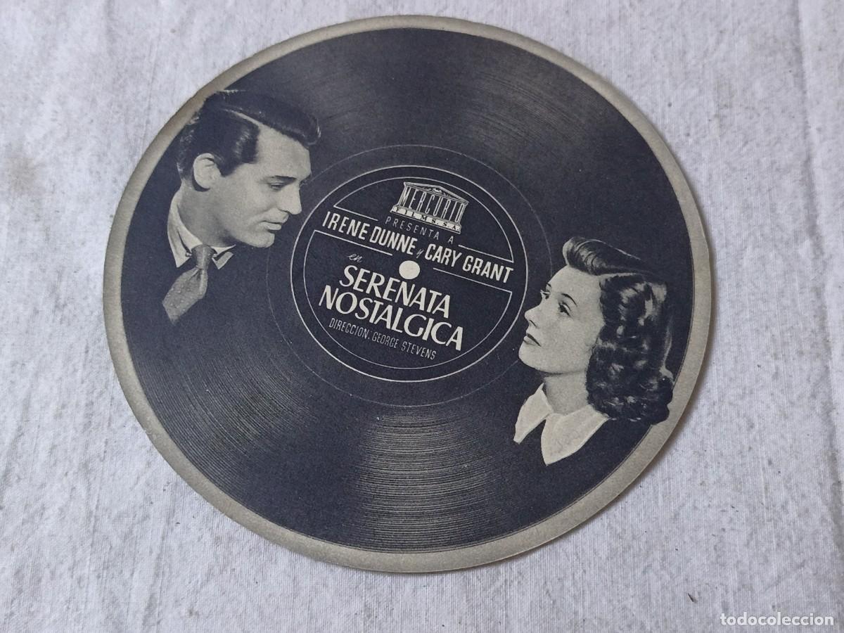 Cinema: Curioso Folleto de Cine de Mano Troquelado, Serenata Nost&aacute;lgica