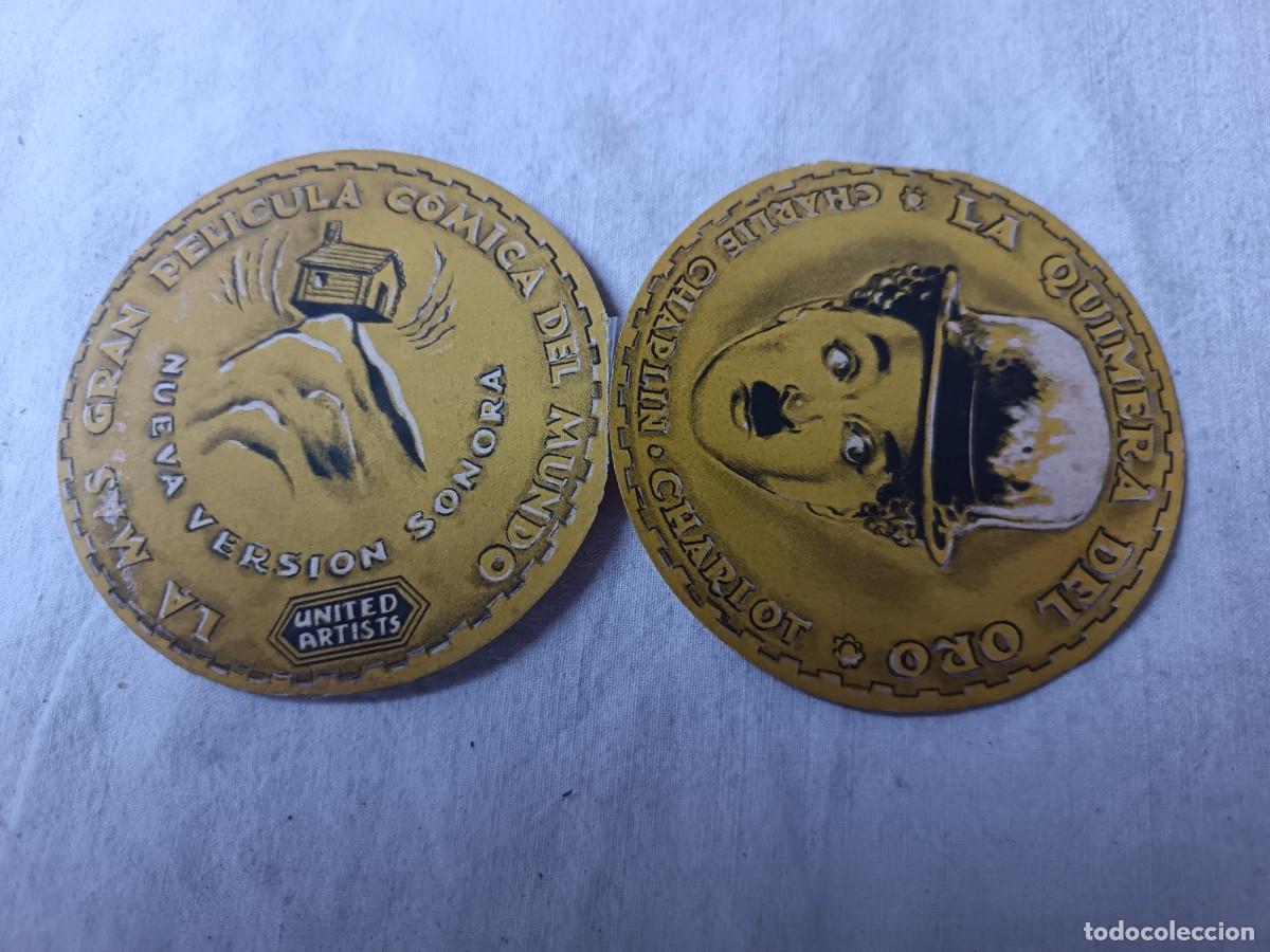 Foglietti di film di film antichi di cinema: Curioso Folleto de Cine de Mano Troquelado, La Quimera del Oro