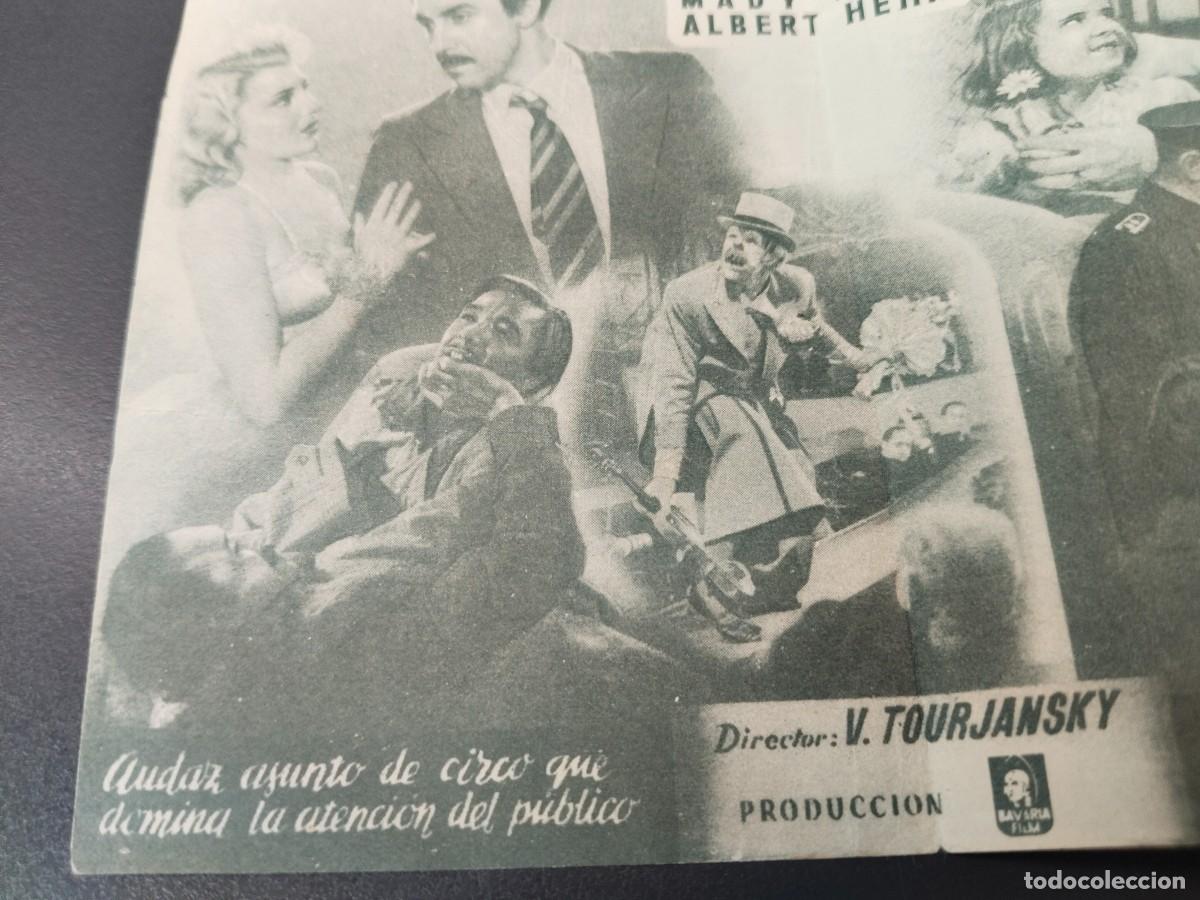 Cine: Tr&iacute;o Tonelli. Cine Rialto Don Benito, Badajoz. Programa d&iacute;ptico. - Foto 5