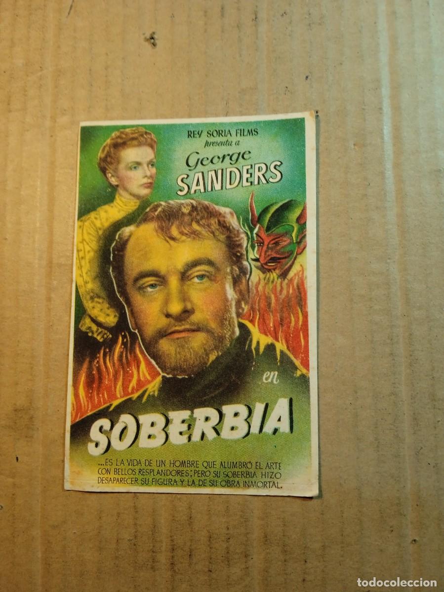 Cine: FOLLETO DE MANO CON PUBLICIDAD SOBERBIA