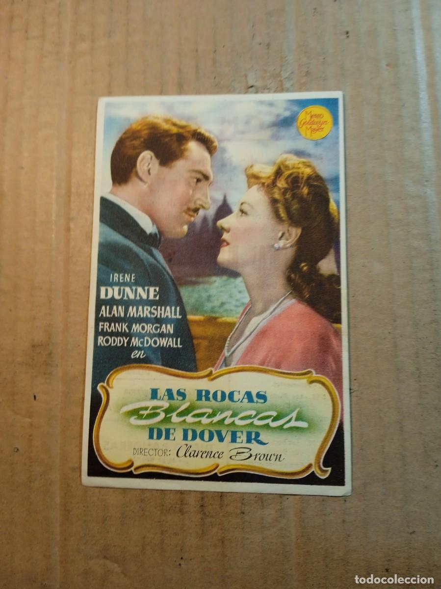 Cine: FOLLETO DE MANO CON PUBLICIDAD LAS ROCAS BLANCAS DE DOVER
