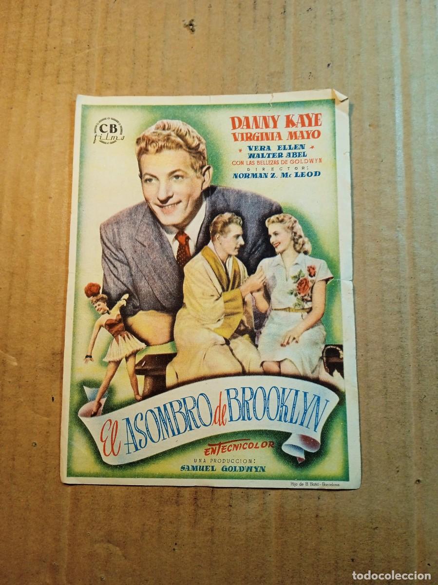  Flyers Publicitaires de films Anciens: FOLLETO DE MANO CON PUBLICIDAD EL ASOMBRO DE BROOKLYN