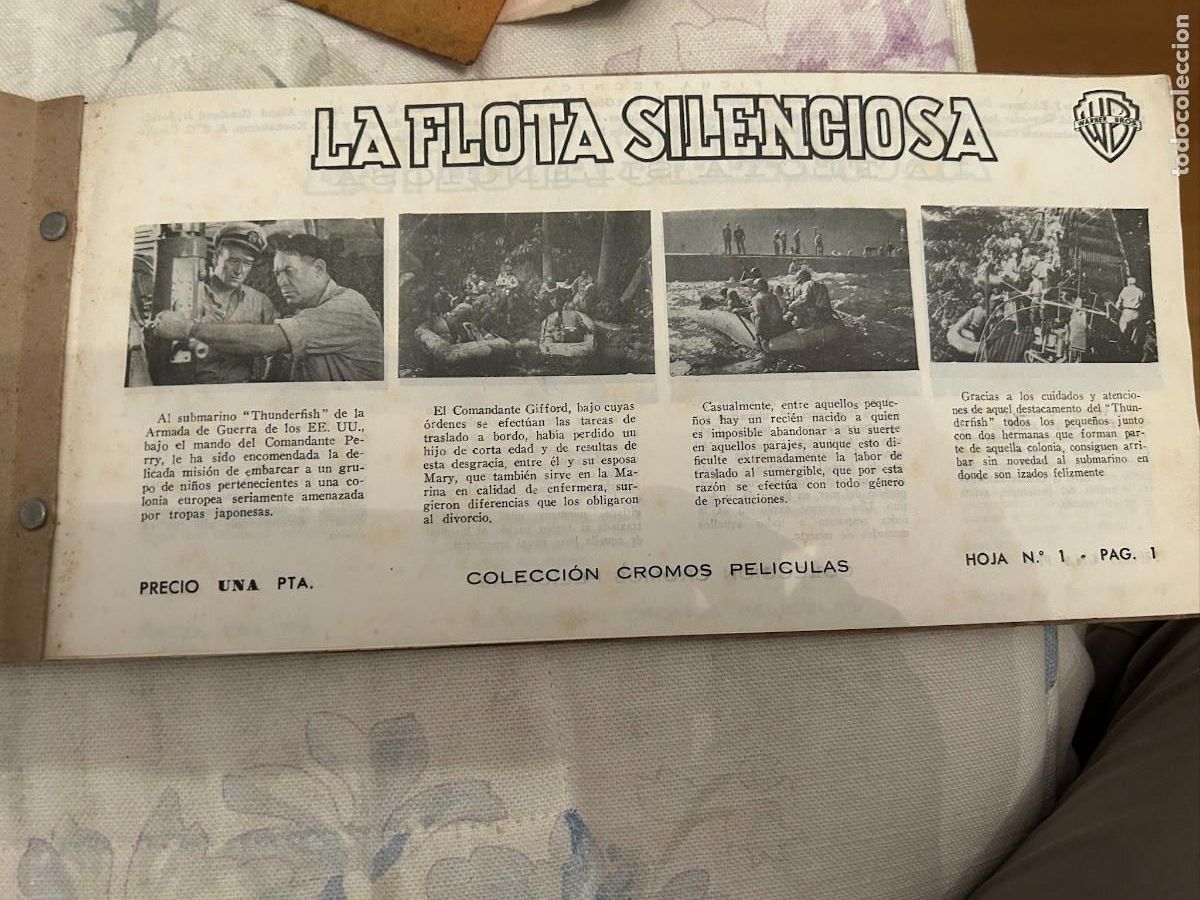 Cinema: album coleccion de peliculas la flota silenciosa y buitres en la selva nuevo
