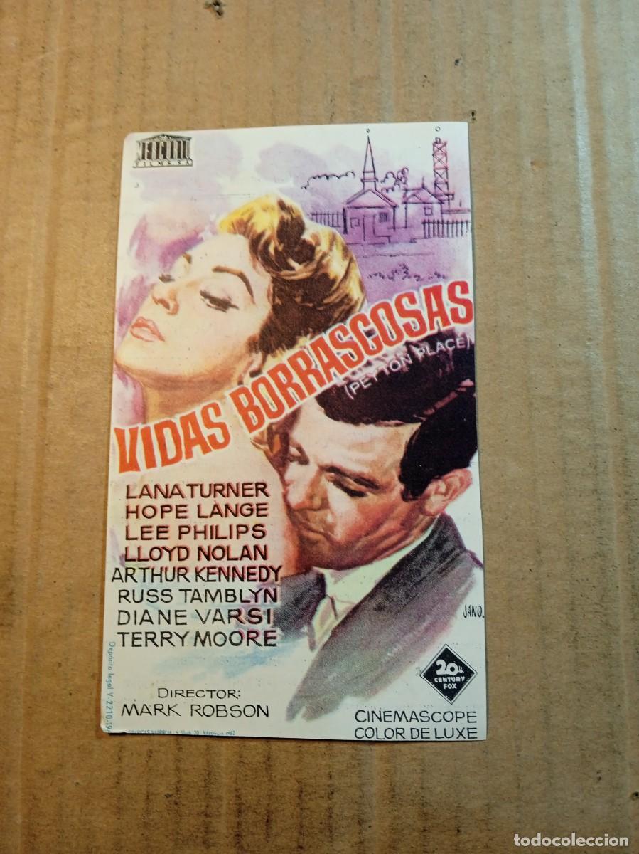  Flyers Publicitaires de films Anciens: FOLLETO DE MANO CON PUBLICIDAD VIDAS BORRASCOSAS