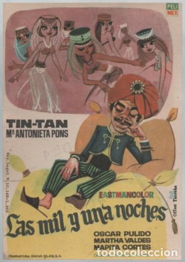Cine: PROGRAMA DE CINE: LAS MIL Y UNA NOCHES PC-11555 - Foto 1