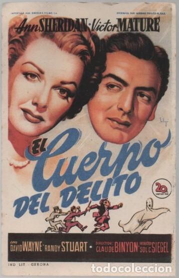 Cine: PROGRAMA DE CINE: EL CUERPO DEL DELITO PC-11560 - Foto 1