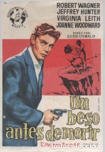 Cine: PROGRAMA DE CINE: UN BESO ANTES DE MORIR PC-11561 - Foto 1
