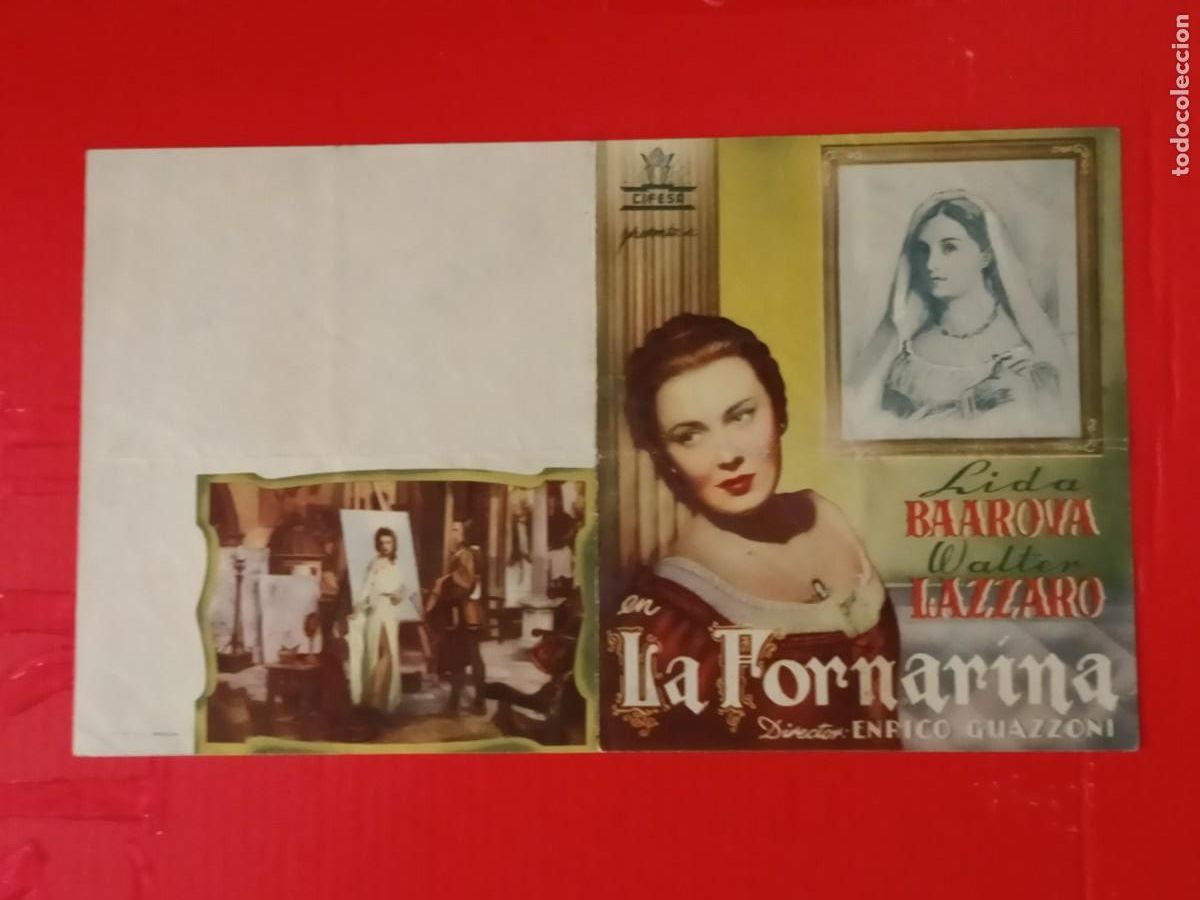 Cine: LA FORNAR&Iacute;NA. ES DOBLE. LIDA BAAROVA, WALTER LAZZARO. EST&Aacute; NUEVO..