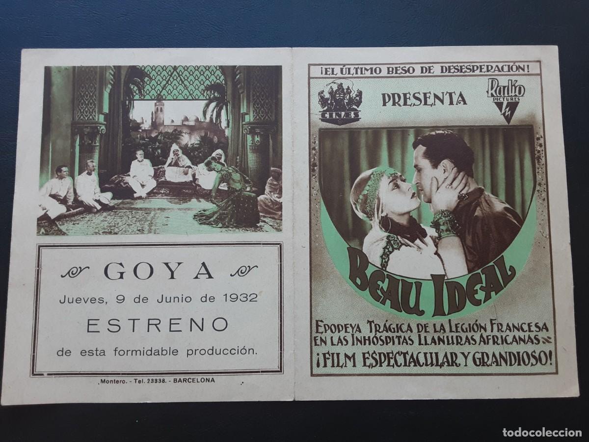 Cine: BEAU IDEAL, LORETTA YOUNG, RALPH FORBES.