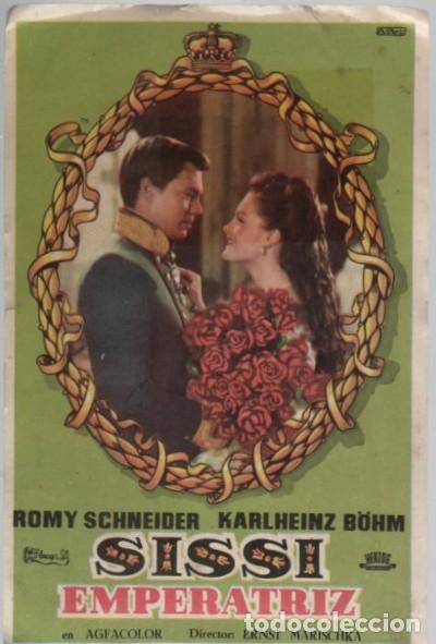 Cine: PROGRAMA DE CINE: SISSI EMPERATRIZ PC-11565