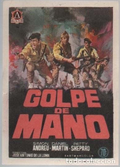 Cine: PROGRAMA DE CINE: GOLPE DE MANO PC-11577 - Foto 1