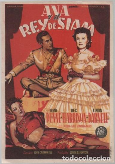Cine: PROGRAMA DE CINE: ANA Y EL REY DE SIAM PC-11580 - Foto 1
