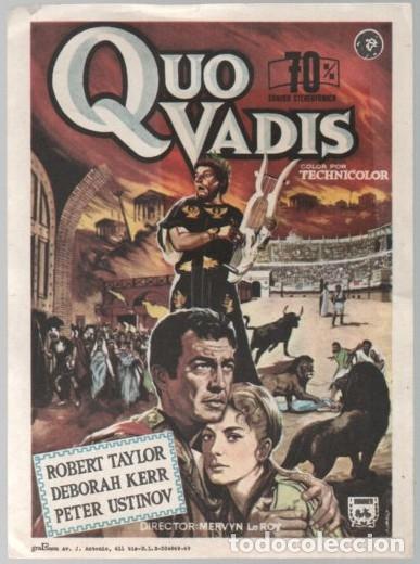 Cine: PROGRAMA DE CINE: QUO VADIS PC-11582 - Foto 1