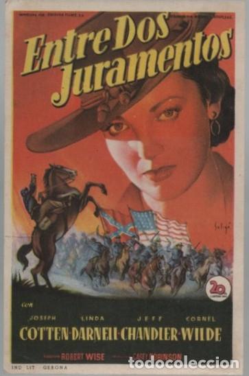 Cine: PROGRAMA DE CINE: ENTRE DOS JURAMENTOS PC-11583 - Foto 1