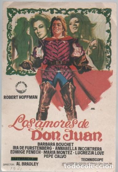 Cine: PROGRAMA DE CINE: LOS AMORES DE DON JUAN PC-11589