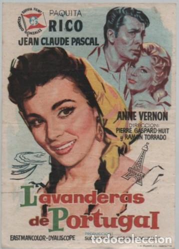 Cine: PROGRAMA DE CINE: LAVANDERAS DE PORTUGAL PC-11591 - Foto 1