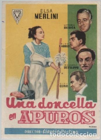 Cine: PROGRAMA DE CINE: UNA DONCELLA EN APUROS B PC-11593 - Foto 1